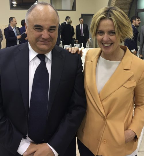 con il Ministro della Sanità Beatrice Lorenzin
